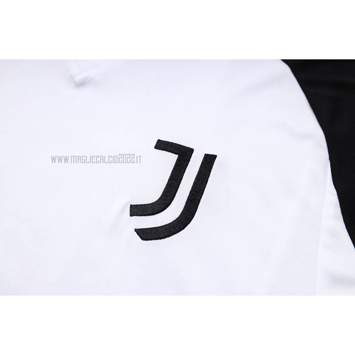 Tuta da Track del Juventus Manga Corta 2023-2024 Blanco - Pantalon Corto